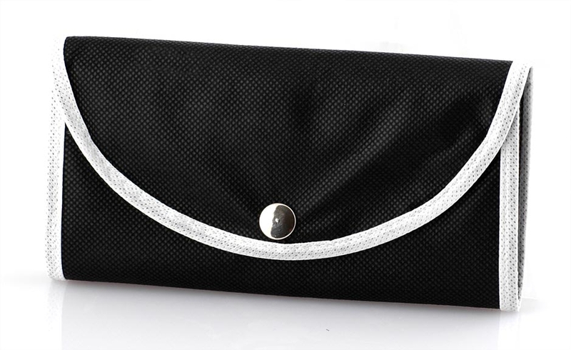 Foldable shopping bag bicolor