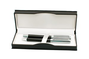 Set in ballpoint and roller kit, black esc